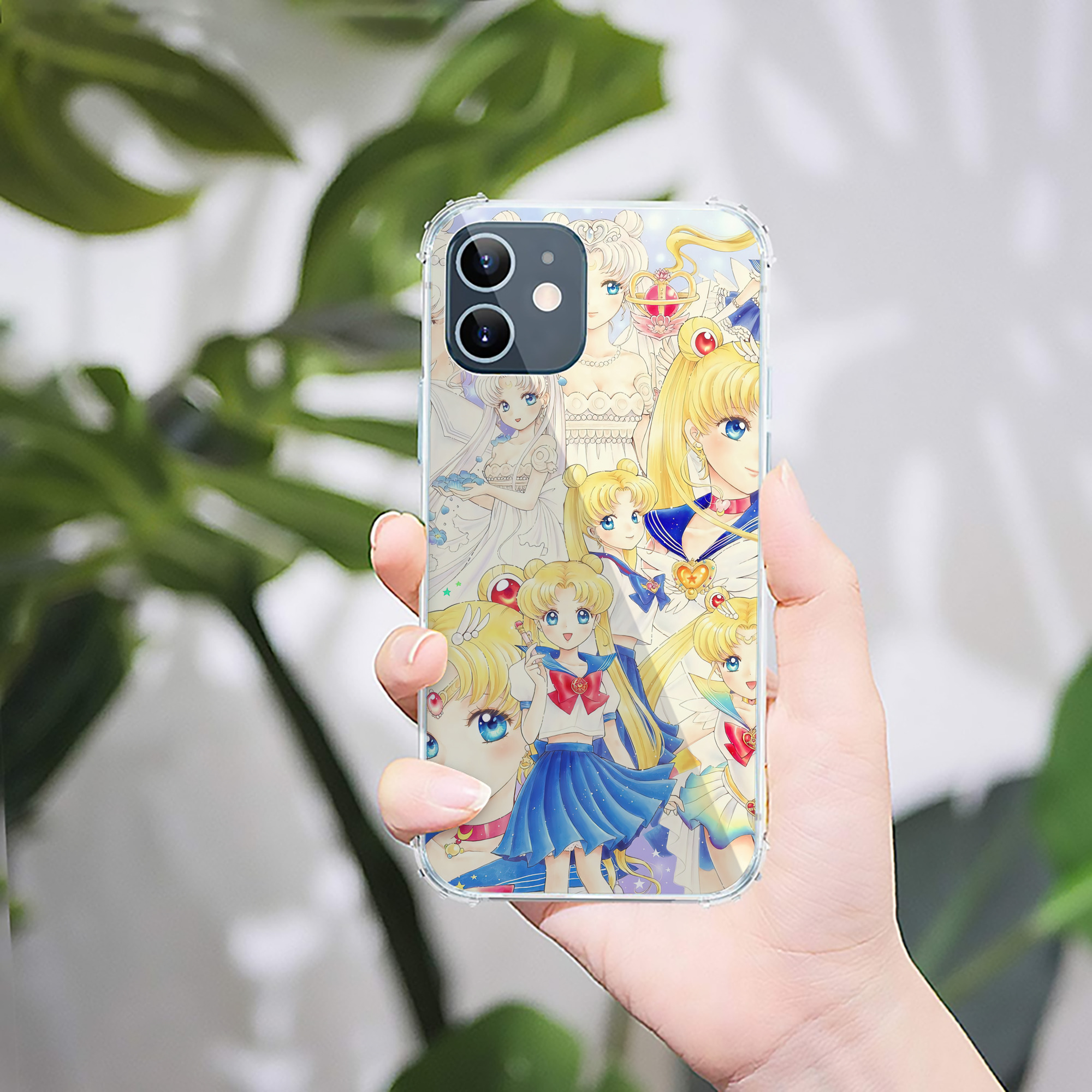 （画像用） 美少女戦士セーラームーン Sailor Moon 【iPhone 12シリーズ対応】透明スマホケース（クリアソフトケース）